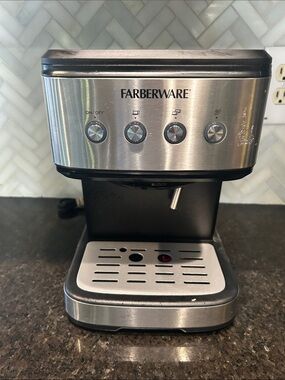 Farberware Espresso Machine in Silver and Black